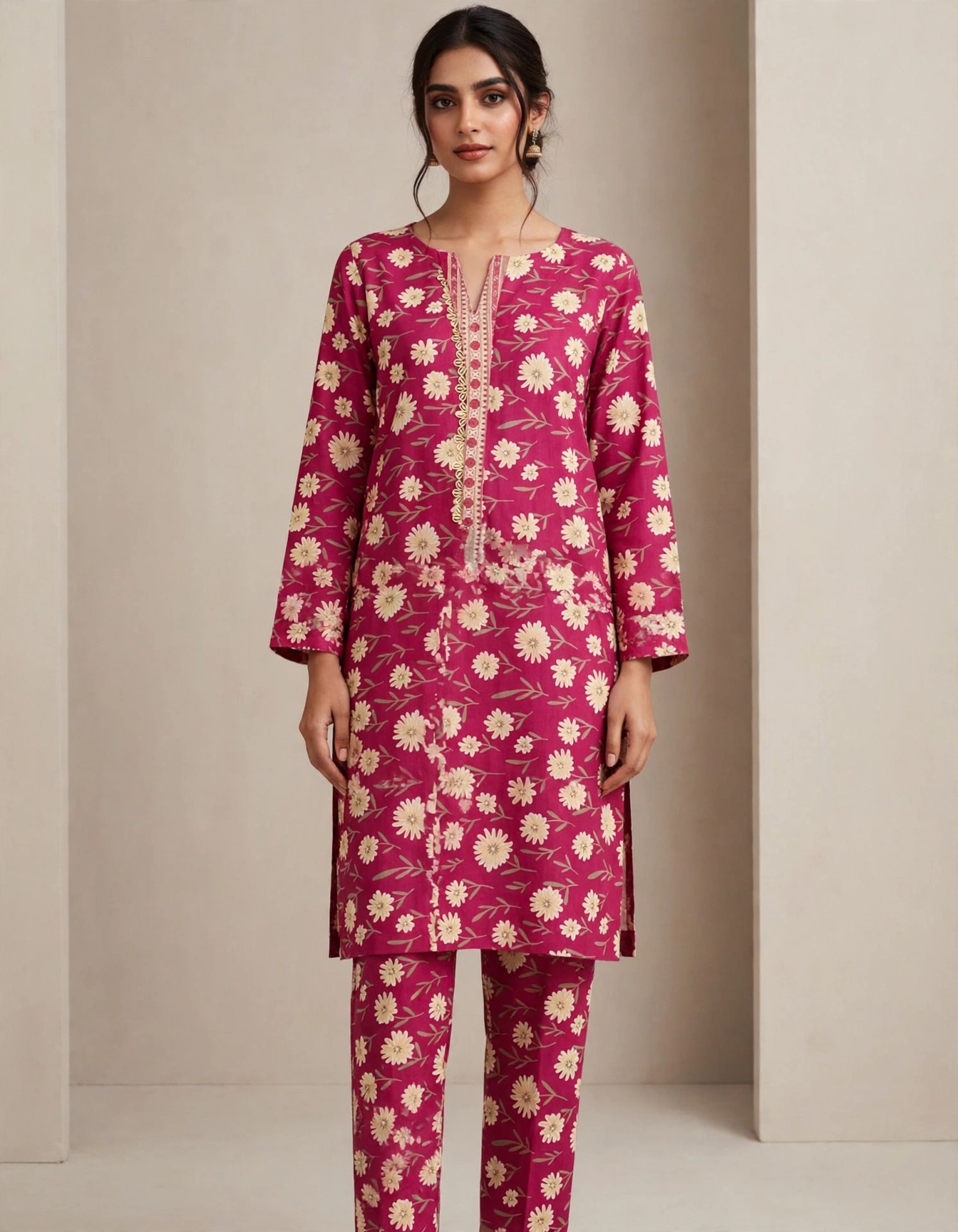 2 PC Khadar suit by Desires