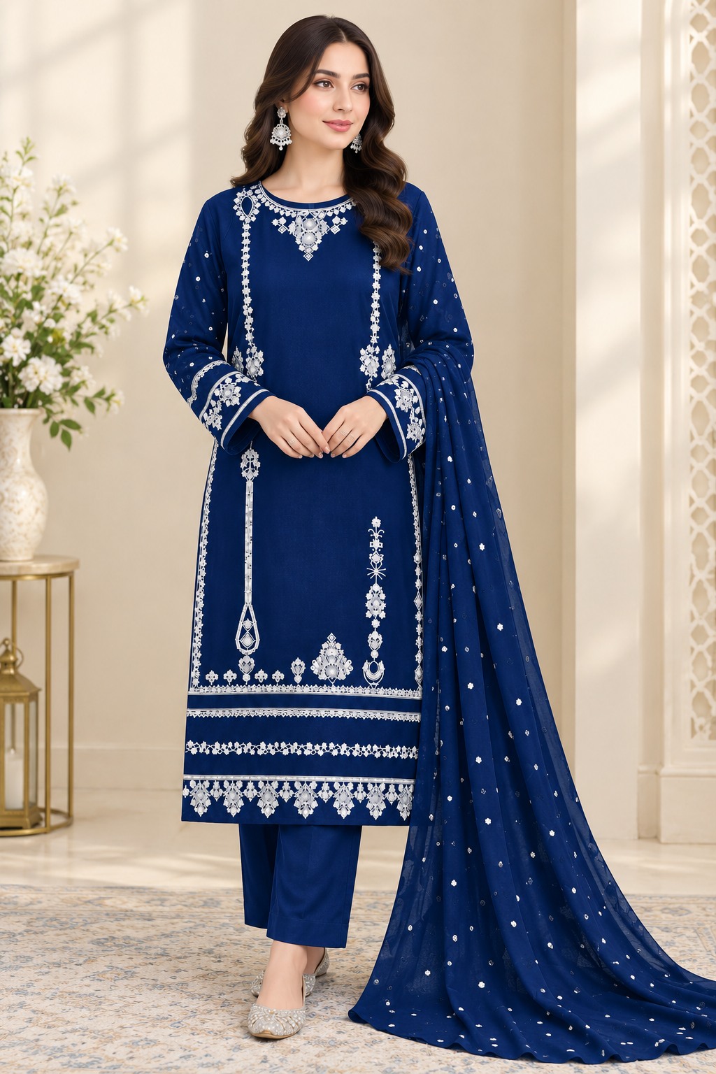3 PC CHIFFON