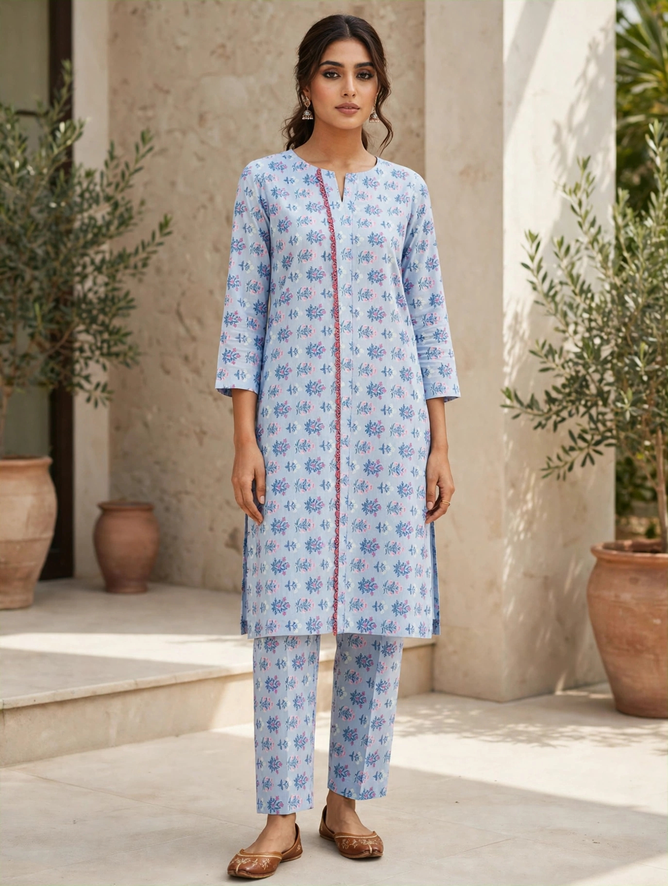 2 PC Khadar suit by Desires