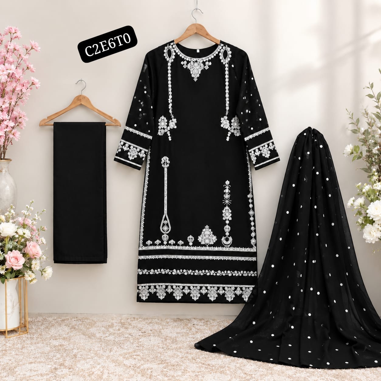 3PC CHIFFON