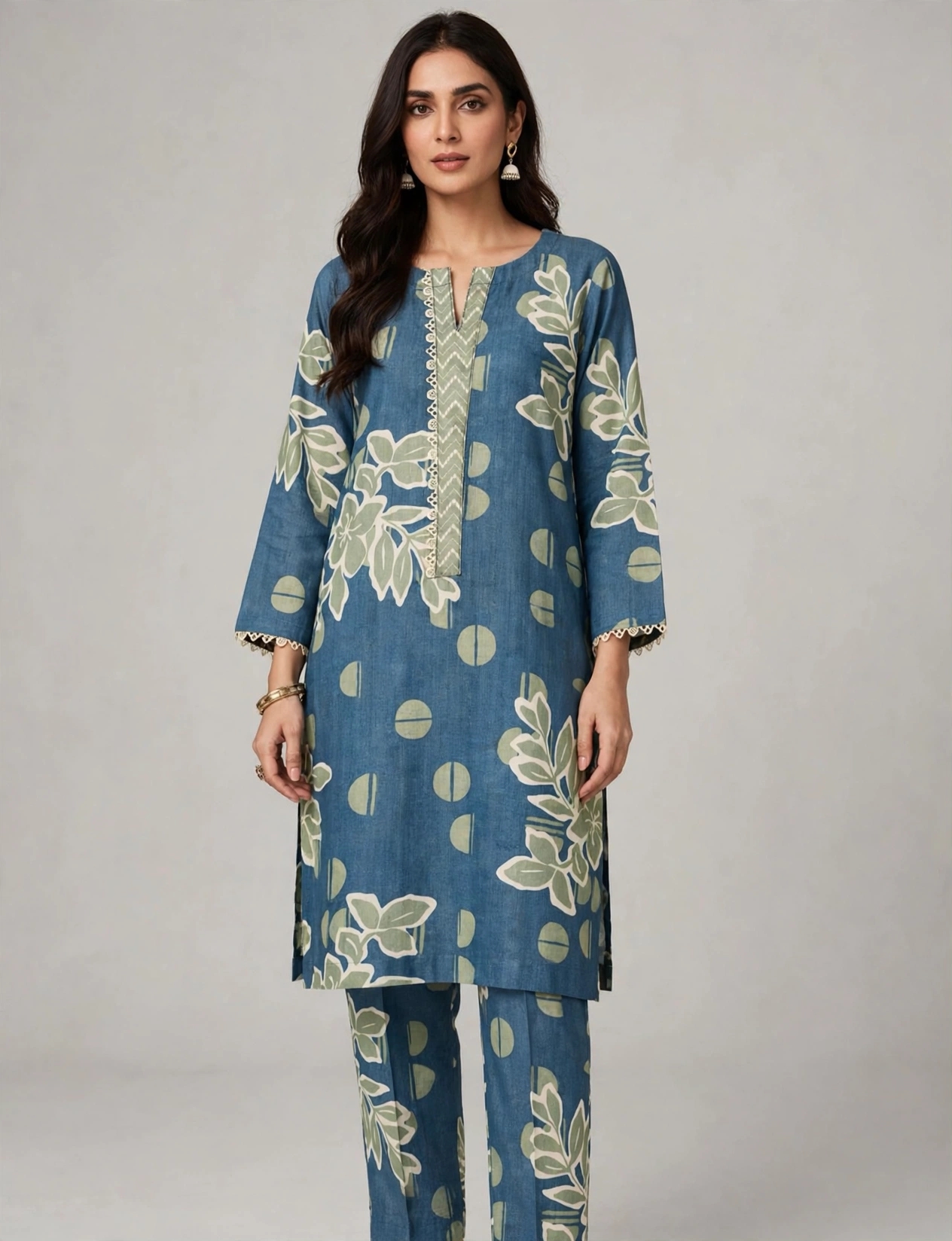 2 PC Khadar suit by Desires
