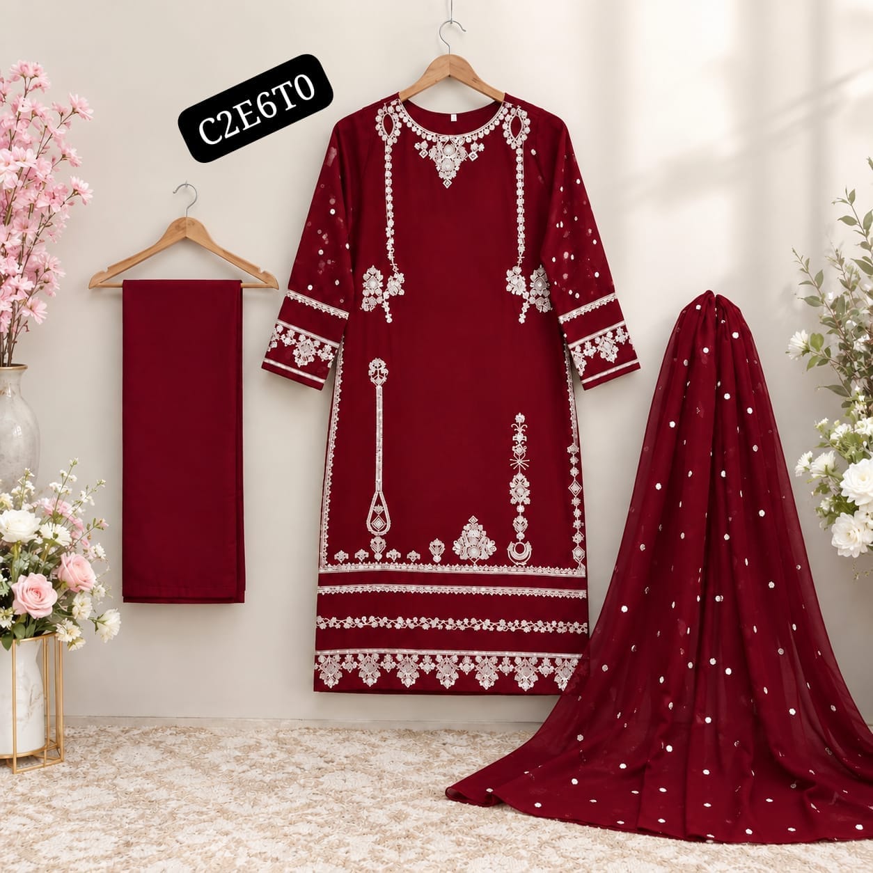 3PC CHIFFON