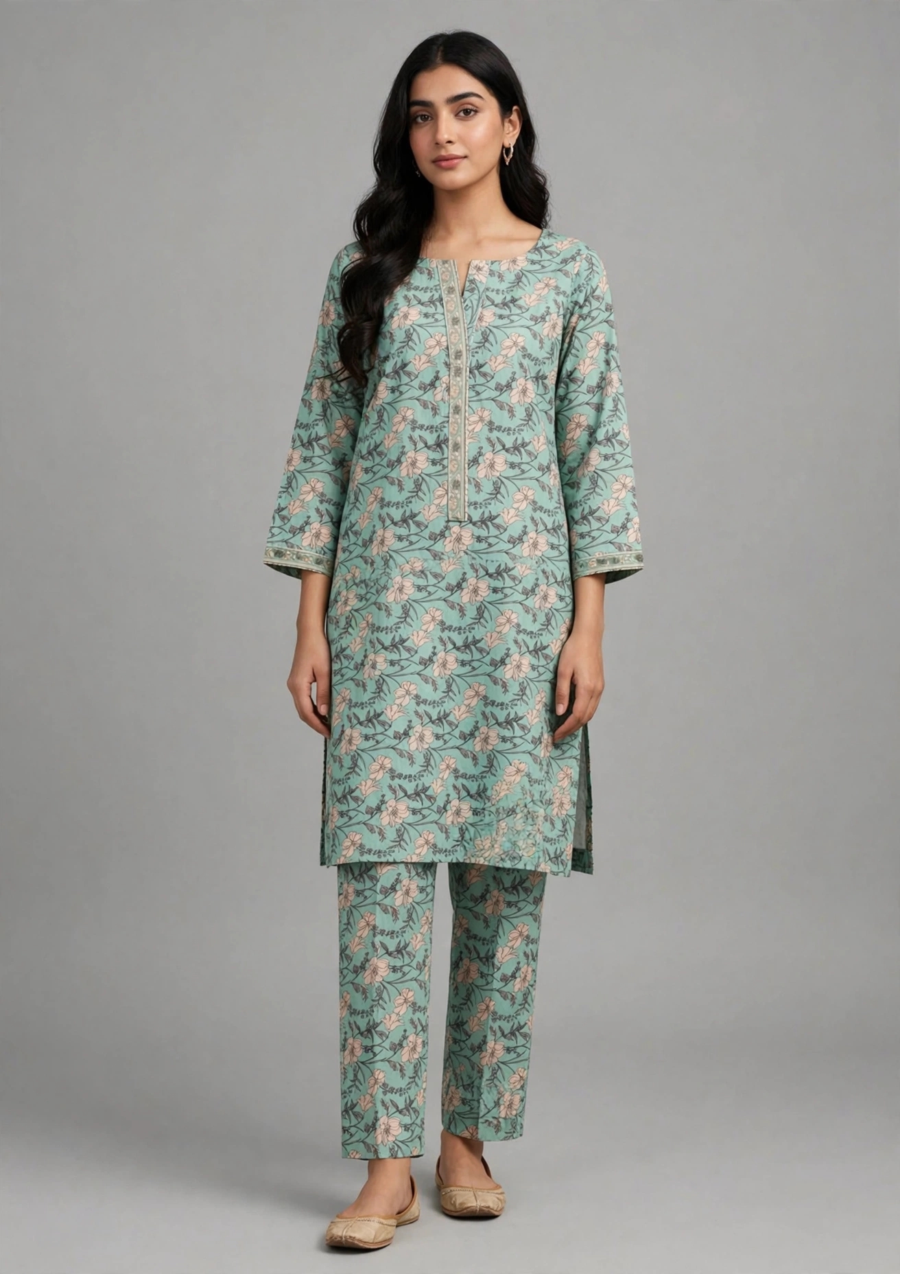 2 PC Khadar suit by Desires